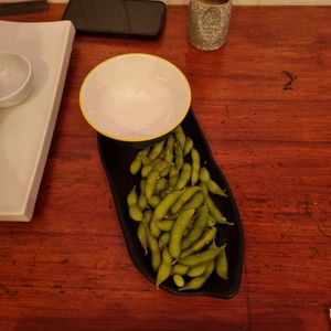 Delicious Edamame at Legumi Sushi Vegan in Lisbon