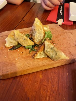 Gyosas   at Legumi Sushi Vegan in Lisbon