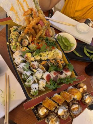 Sushi platter   at Legumi Sushi Vegan in Lisbon