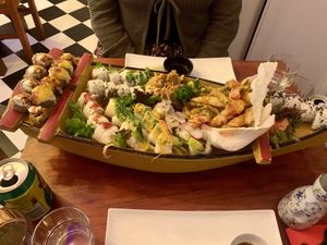Big boat   at Legumi Sushi Vegan in Lisbon