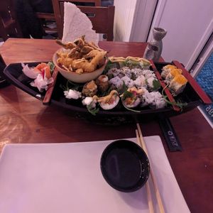 Tasting menu at Legumi Sushi Vegan in Lisbon