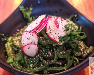 Wakame salad at Legumi Sushi Vegan in Lisbon