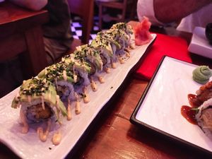 Avocado maki at Legumi Sushi Vegan in Lisbon