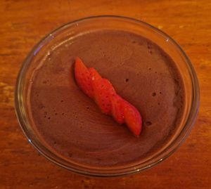 Mousse at Legumi Sushi Vegan in Lisbon