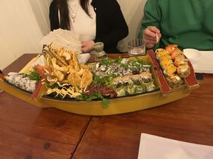 Big boat  at Legumi Sushi Vegan in Lisbon