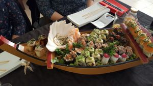 40 pcs of vegan sushi at Legumi Sushi Vegan in Lisbon