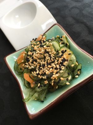 Appetizer dish - Pickles at Legumi Sushi Vegan in Lisbon