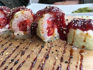 Chef's choice at Legumi Sushi Vegan in Lisbon