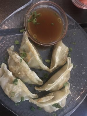 Gyosa at Legumi Sushi Vegan in Lisbon