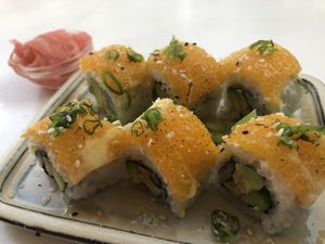 Maki roll to die for at Legumi Sushi Vegan in Lisbon