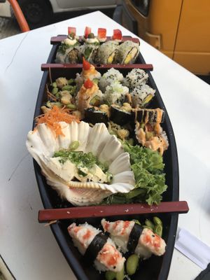 Boat for 1! at Legumi Sushi Vegan in Lisbon