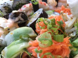 Sushi at Legumi Sushi Vegan in Lisbon