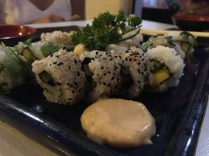 Sushi at Legumi Sushi Vegan in Lisbon