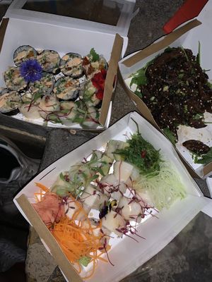 😍😋 at Legumi Sushi Vegan in Lisbon