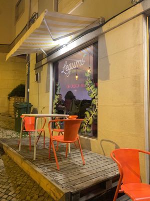 The exterior at Legumi Sushi Vegan in Lisbon