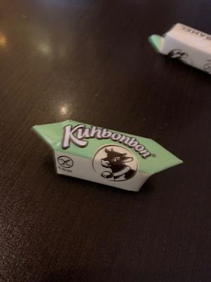 Courtesy of the house in the end of the meal at Legumi Sushi Vegan in Lisbon