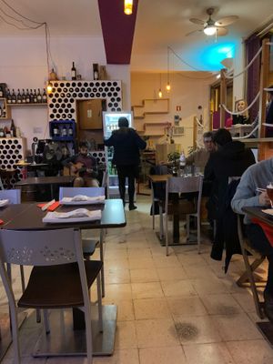 The venue at Legumi Sushi Vegan in Lisbon