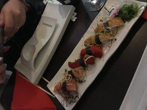 Nigiris  at Legumi Sushi Vegan in Lisbon