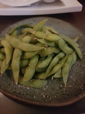 Edamame at Legumi Sushi Vegan in Lisbon