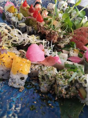 Menu de degustação at Legumi Sushi Vegan in Lisbon