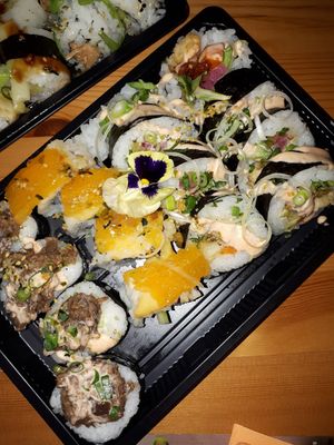 Home delivery at Legumi Sushi Vegan in Lisbon