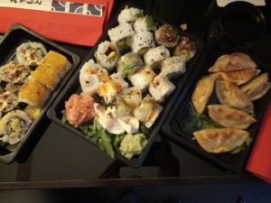 Sushi at Legumi Sushi Vegan in Lisbon