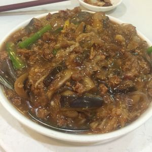 Braided eggplants  at Cute Fei in Kowloon