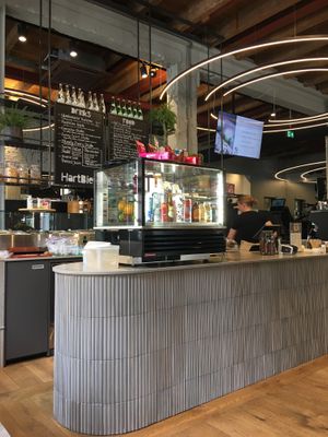 Bar at HartBiet in Amsterdam