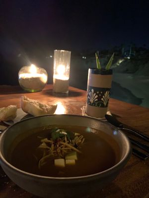 Tortilla Soup at Cocina del Mar at Esperanza in Cabo San Lucas