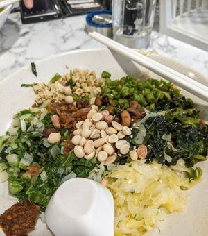 Yum yum yum at Thunder Tree 擂茶树 - VivoCity in Central Singapore