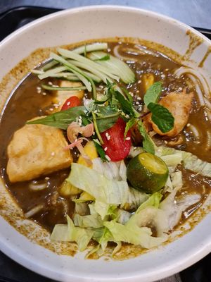 Assam Laksa ~ 8/12/21 at Thunder Tree 擂茶树 - VivoCity in Central Singapore