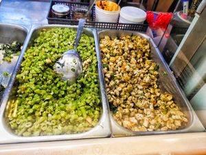 Ingredients for Thunder Tea at Thunder Tree 擂茶树 - VivoCity in Central Singapore