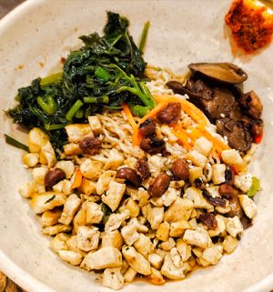 Mushroom kolo mee recommended at Thunder Tree 擂茶树 - VivoCity in Central Singapore