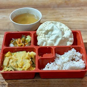 Curry Rice at Thunder Tree 擂茶树 - VivoCity in Central Singapore