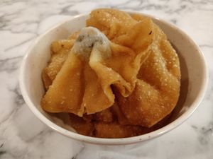 Fried dumplings at Thunder Tree 擂茶树 - VivoCity in Central Singapore