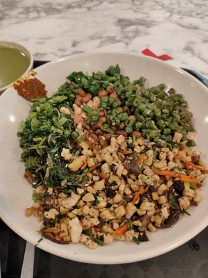 🥰 thunder tea rice at Thunder Tree 擂茶树 - VivoCity in Central Singapore