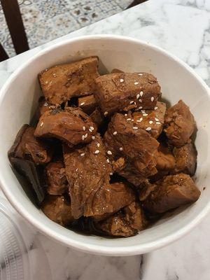 Braised toufu ~ Circuit Breaker Period at Thunder Tree 擂茶树 - VivoCity in Central Singapore