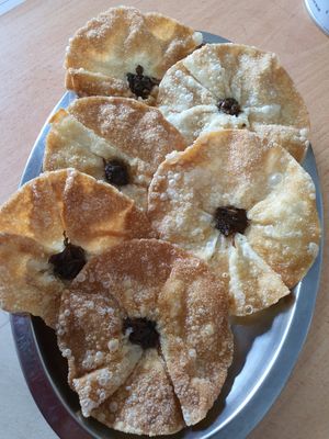 Fried wanton ~ Circuit Breaker Period Phrase 2 at Thunder Tree 擂茶树 - VivoCity in Central Singapore