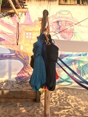 Rent a hammock :) at Maya Papaya in Oaxaca