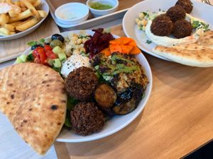 Vegan salad at Chick Peace 칙피스 - Gangnamgu in Seoul