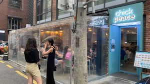 Entrance  at Chick Peace 칙피스 - Gangnamgu in Seoul
