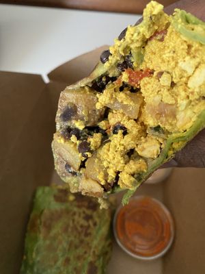 Breakfast Burrito 2.0 at Counterpart Vegan in Los Angeles