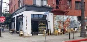 Outside at Counterpart Vegan in Los Angeles