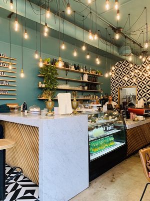 Inside is so cute  at Counterpart Vegan in Los Angeles