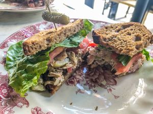 Chicken Salad at Counterpart Vegan in Los Angeles