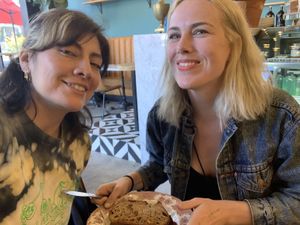 Great times! at Counterpart Vegan in Los Angeles