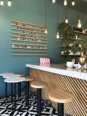 Inside at Counterpart Vegan in Los Angeles