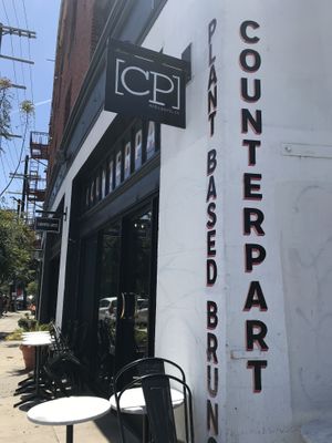Front at Counterpart Vegan in Los Angeles