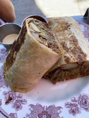 Counterpart Deli Burrito  at Counterpart Vegan in Los Angeles