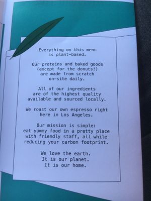 Mine  at Counterpart Vegan in Los Angeles